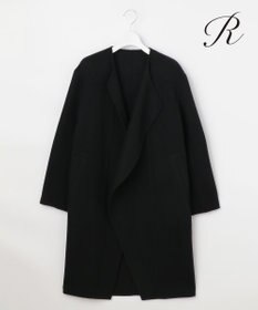 23区 S 【R(アール)】ウールリバー ノーカラー コート