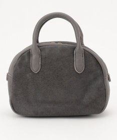 UNBILLION perche 牛革ハラコタイプ×ゴートハーフムーン2wayボストン