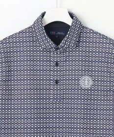 23区GOLF 【MEN】モノグラム柄  半袖ポロシャツ