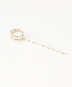 J.PRESS LADIES 【WEB限定】3way チャーム付き パール イヤカフ リング