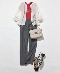 ANY SIS 【接触冷感】シアー ブルゾン