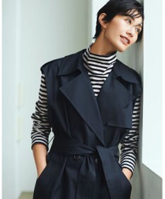 ICB 【洗える】CottonSingleJersey ハイネックプルオーバー