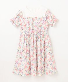 ANY KIDS オン・オフショルダー チューリップ ワンピース