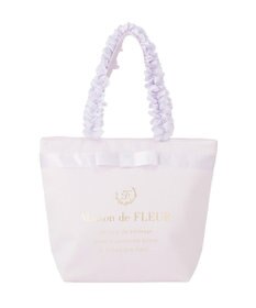 Maison de FLEUR ブランドロゴフリルハンドルトートMバッグ