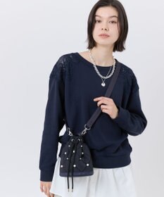 LeSportsac DRAWST BUCKET W PEARLS/ディープシーパール