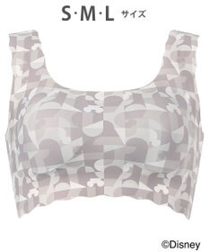 WACOAL ノンワイヤーブラ [GOCOCi][ワコール] Disneyコレクション 伸びのよい素材を使用 立体的なバストシルエット ゴコチ ハーフトップ ブラトップ レディース CGG537 /ワコール