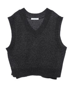 Green Parks ショートラメニットベスト