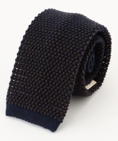 J.PRESS MEN 【J.PRESS KNIT TIE COLLECTION】無地 ニットネクタイ ブラウン系