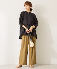 AMERICAN HOLIC 【WEB限定】接触冷感バンドカラーシャツチュニック