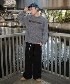 WEGO 【ユニセックス着用ITEM】ケミカルウォッシュグラフィックT（LS）