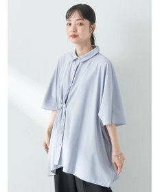 earth music&ecology アシメギャザーシャツ