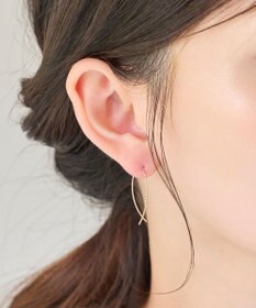 Phoebe 【K10】クロスラインアメリカンピアス