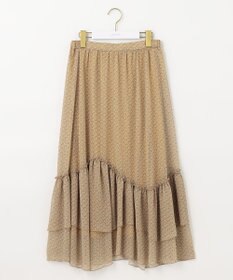 ANY SIS 【洗える】ティアードプリント スカート