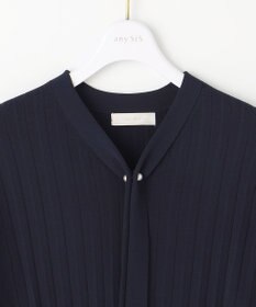 ANY SIS 【UVケア】ボウタイフレアスリーブ ニット