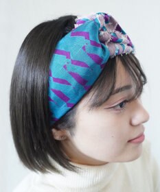 POLS ジャガード織 ヘアバンド