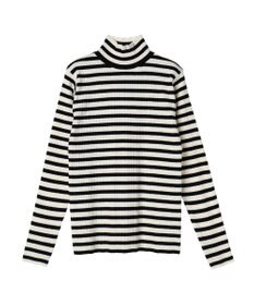 Green Parks ボーダーアソートモックネックニットプルオーバー