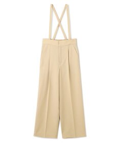 uncrave 【佐藤晴美さん着用】ウォッシャブルドライサップ ワイドパンツ(サスペンダー付き)