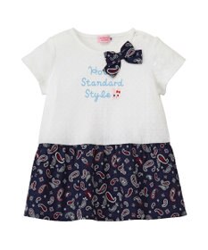 MIKI HOUSE HOT BISCUITS 【80-110cm】 ペイズリー柄 ワンピース