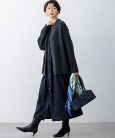 23区 S 【見上愛さん着用】ラクーンブレンドダブルフェイス ニット アウター