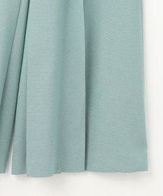 自由区 【セットアップ対応・接触冷感・洗える】リネンライクシンセティックキュロット パンツ