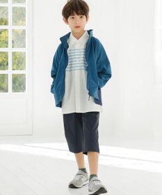 J.PRESS KIDS 【110-130cm】TCブロード パネルボーダープリント シャツ