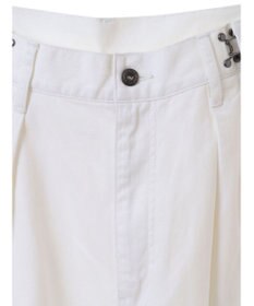 CRAFT STANDARD BOUTIQUE ホワイトデニムハイウエストワイドパンツ