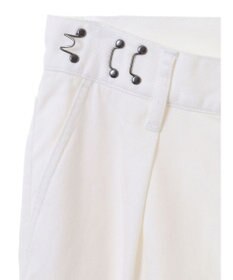 CRAFT STANDARD BOUTIQUE ホワイトデニムハイウエストワイドパンツ