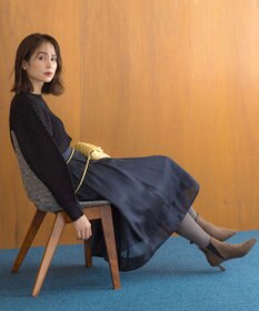 組曲 【手洗い可】ELENAスパンコールドルマン ニット