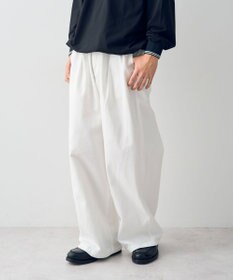 CRAFT STANDARD BOUTIQUE ホワイトデニムハイウエストワイドパンツ