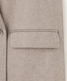 23区 【セットアップ対応】リネン ミックスツイード ジレ