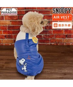 PET PARADISE スヌーピー るんっ エアベスト ブルー 小型犬