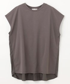 ANY L 【吸水速乾/シワになりにくい/アンチピリング】バックフレアフレンチスリーブカットソー