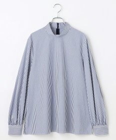 #Newans 【洗濯機可】ステッチデザインリボンタイブラウス