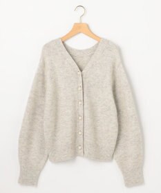 組曲 【加藤ローサさん着用 / 前後着用可】スパンコールヤーン カーディガン