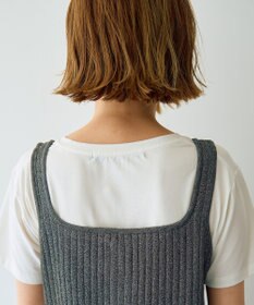 YECCA VECCA ZIPニットビスチェ