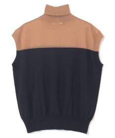 BEIGE， 【洗える】CARNOT / バイカラーニット