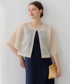 23区 L 【APPLAUDIR】グロッシーニット ボレロカーディガン