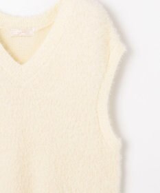 ANY SIS 【前後着用可】シャギーニット ベスト