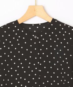 組曲 L ドットジョーゼットプリント ブラウス