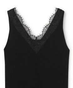 BEIGE， 【VERY NaVY掲載】RUBY / レーストリム リブタンクトップ