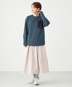 SHARE PARK LADIES 【UVカット・吸水速乾・ストレッチ・軽量 】ＺＩＰポケットＴシャツ（S・Mサイズ）