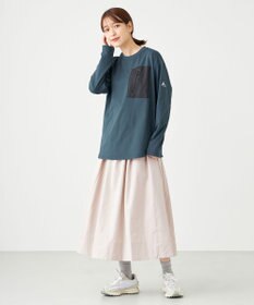 SHARE PARK LADIES 【UVカット・吸水速乾・ストレッチ・軽量 】ＺＩＰポケットＴシャツ（S・Mサイズ）