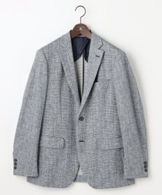 JOSEPH ABBOUD 【ストレッチ/コンフォートジャージ】エアロムリネ ジャケット ブルー系