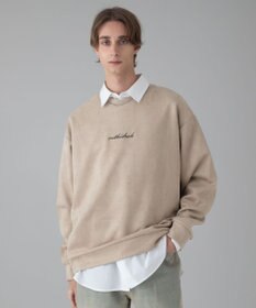 WEGO 【ユニセックス着用ITEM/2点SET/MLサイズ展開】アクセ付きフェイクスウェードプルオーバー