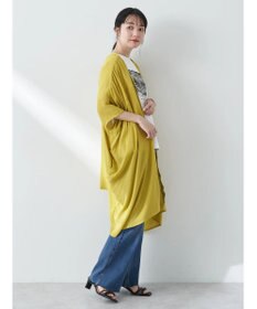 earth music&ecology レーヨンビッグシャツチュニック