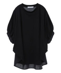 AMERICAN HOLIC 異素材ドッキングドルマンプルオーバー