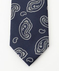 JOSEPH ABBOUD 【日本製】ネイビーペイズリー ネクタイ