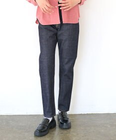 caqu modern tapered 腰回りユッタリ テーパードシルエットデニム