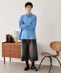 WEGO クロップドワイドデニムパンツ