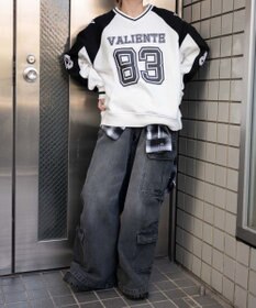 WEGO ナンバリングビッグスウェット